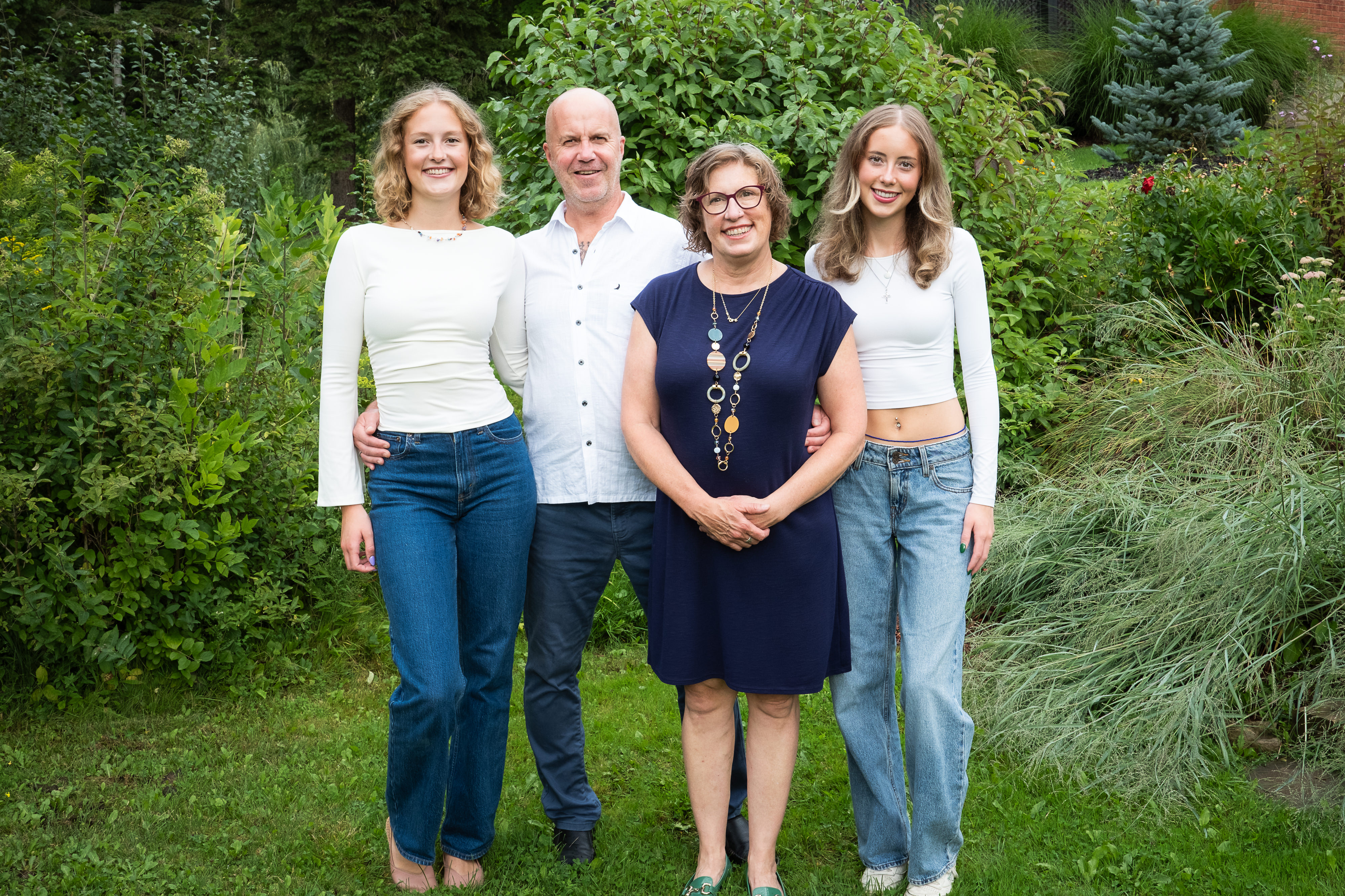 Dorothy with her family